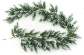 Guirlande "Alpha Frost" - groen - L170 x diameter 25 cm - frosted look