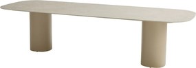 Taste by 4 Seasons Bosco tuintafel met keramisch blad Oyster 300 x 110 cm Tuintafel   beige weerbestendig