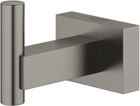 Grohe Essentials Cube Handdoekhaak 18,6x6x4,3 cm Hard Graphite Geborsteld