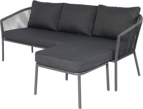 Baratti Chaise Longue Loungeset - Limoges - Antraciet - Rope - Baratti