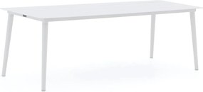 Tuin eettafel Manifesto  | Rechthoekig  | Tuintafel Aluminium | 220x90cm | 6 personen | Kees Smit Tuinmeubelen