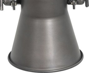 Landelijke spot zwart met hout verstelbaar - Jelle