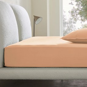 Hoeslaken van gewassen katoenperkal, 120 draden/cm², randbreedte 30 cm, Sabbal