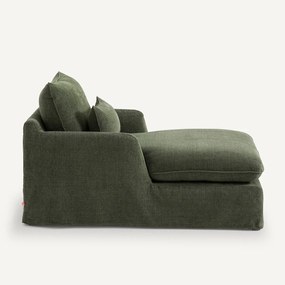 Lange fauteuil polyester, Nelville