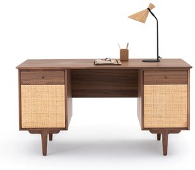 Vintage bureau met dubbele kast, Dalqui