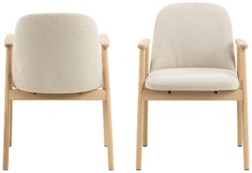 RODERIC Beige (Apia 453)/geolied - HOUTEN STOEL VOOR WOONKAMER, EETKAMER, KEUKEN RETRO