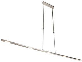 Moderne hanglamp staal incl. LED verstelbaar - Bold