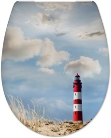 Saqu toiletbril met softclose en quickrelease 36,2x43,6cm multi