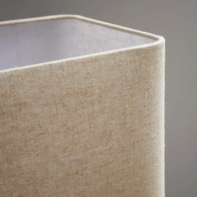 Sculptuurlamp van metaal en linnen, Odyha