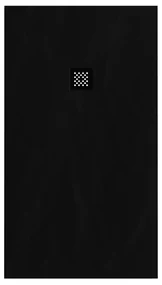 Brauer Crag douchebak 90x160x3cm mat zwart