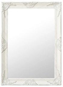 vidaXL Wandspiegel barok stijl 60x80 cm wit