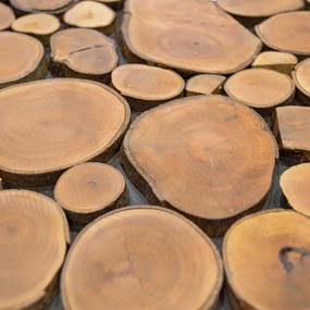 Houten Mozaïekpaneel | Lychee | 30×30 cm | Hout | Tegel