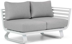 Santika Furniture Santika Sovita Open Bank Links - Quick Dry Foam Aluminium Wit