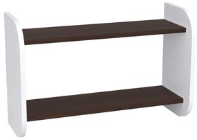 Peuter Wit - Wengé Kinderboekenplank Oscar 5060504989794 Children's Beds Home, 90x26x45 cm Children's Beds Home