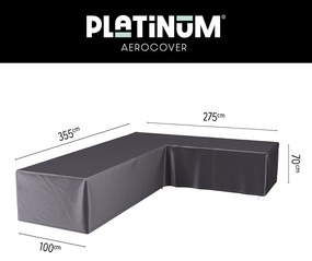 Platinum Aerocover loungesethoes L-vorm 355x275 cm - Rechts