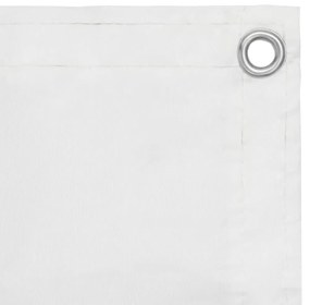 vidaXL Balkonscherm 120x300 cm oxford stof wit