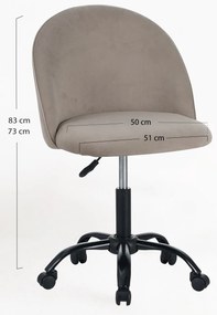 Black Vint Office Stoel