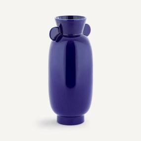 Vaas in blauw keramiek, Onega