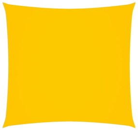 vidaXL Zonnescherm vierkant 3,6x3,6 m oxford stof geel