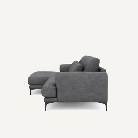 XL hoekbank links van katoen en linnen, MARSILE