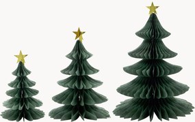 Handgemaakte kerstornamenten Tree, 3-delig