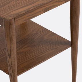 Dressoir of nachtkastje, massief essenhout met fineer, LUSSAN