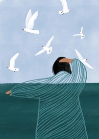 Ilustratie Seaside, Bea Muller