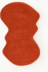 Handgetuft wollen vloerkleed Aliza in organische vorm