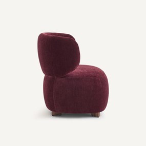 Fluwelen fauteuil, MODALIE, ontwerp Emmanuel Gallina