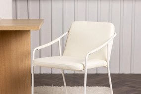 Jörn Eetkamerstoel - Mattias  - Beige - PU-Leer  - Jörn