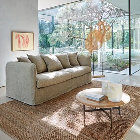 Rotan vloerlamp, Canopée, ontwerp door Emmanuel Gallina