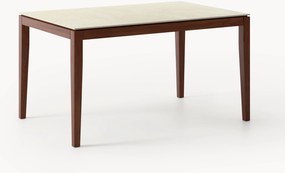 Eettafel Jackson met travertijn effect, in verschillende formaten