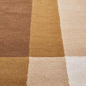 Wollen vloerkleed, ongestructureerd patroon, Kimto