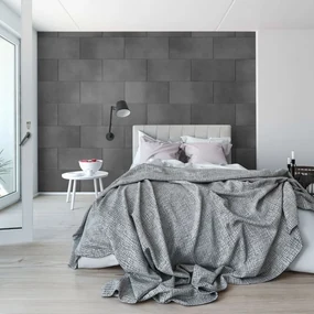 Grosfillex 11 st Wandtegels Gx Wall+ Wise Stone 30x60 cm donkergrijs
