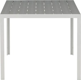The Outsider Tuintafel - Toscane - Wit/Grijs - Alu/Polywood - 150x90 cm - The Outsider