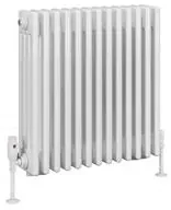 Eastbrook Rivassa 4 koloms radiator 60x60cm staal 1255W wit glans