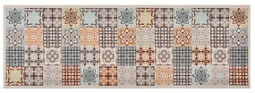 vidaXL Keukenmat wasbaar Mosaic Colour 45x150 cm