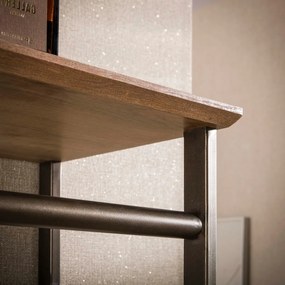 Stalen Kapstok Met Eikenhoutlook Plank