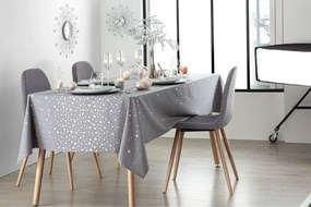 Feeric Tafellaken 140x360 cm – Wit – Katoen – Gouden Sterren – Rechthoekig