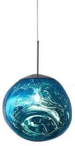 Njoy Hanglampglas met E27 fitting IP20 met 4W lamp 20x20cm LED verlichting blue (blauw) SD-2040-11