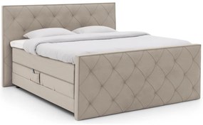 Goossens Excellent Boxspring Nomade Savanne incl. voetbord
