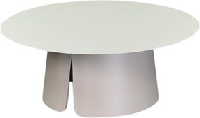 Barolo bijzettafel 70cm rond H36cm aluminium latte