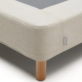 Kave Home Ofelia Beige Boxspring Zonder Matras 160 X 200 Cm