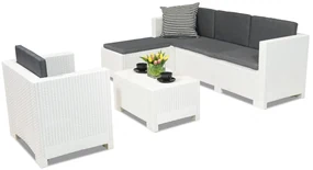 Technorattan loungemeubelset Colorado Relax Corner 5 wit Bica