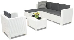 Technorattan loungemeubelset Colorado Relax Corner 5 wit Bica