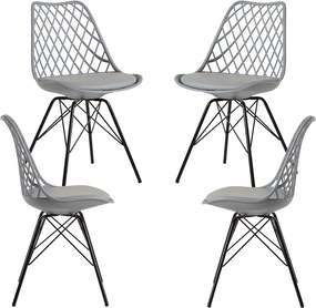 Pakket 4 Stoelen van Iron Mima