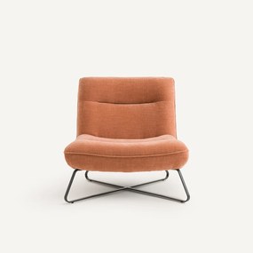Fauteuil in fluwelen stof, HELMA