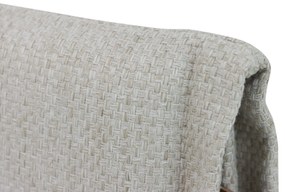 Stoff Mika Standenkussen Polyester Taupe