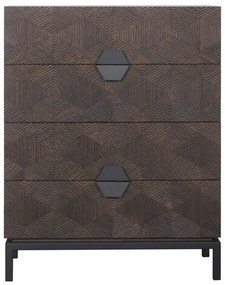 Tower Living Ladekast Donkerbruin Eiken San Marino - 85x45x110cm.
