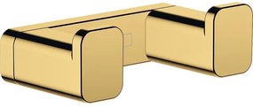 Hansgrohe Addstoris handdoekhaak dubbel polished gold optic 41755990